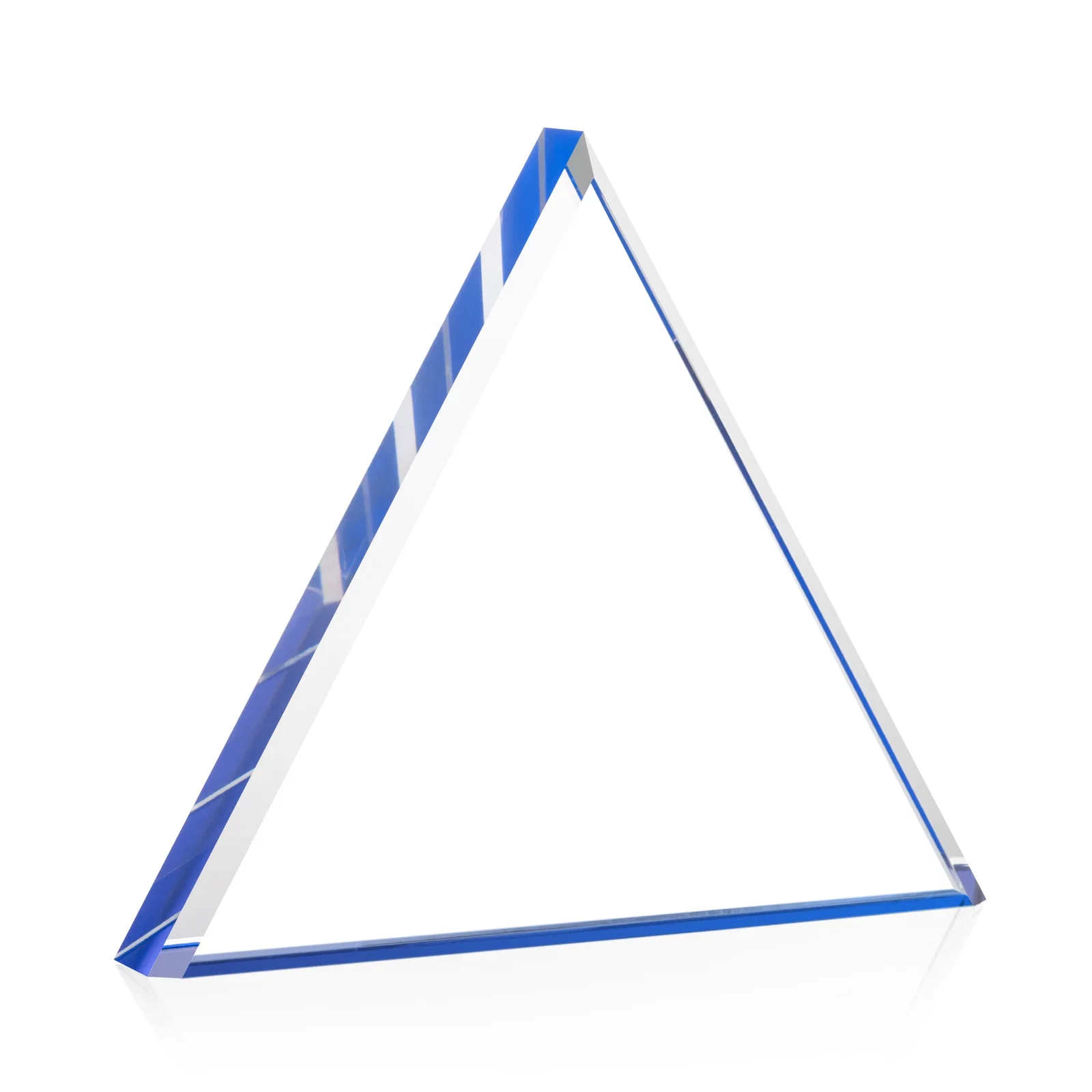 Personalized Acrylic Pyramid Award With Full-Edge Bevel for volunteer appreciation