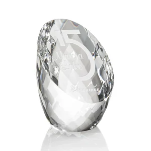 Brilliant-Cut Faceted Crystal Award