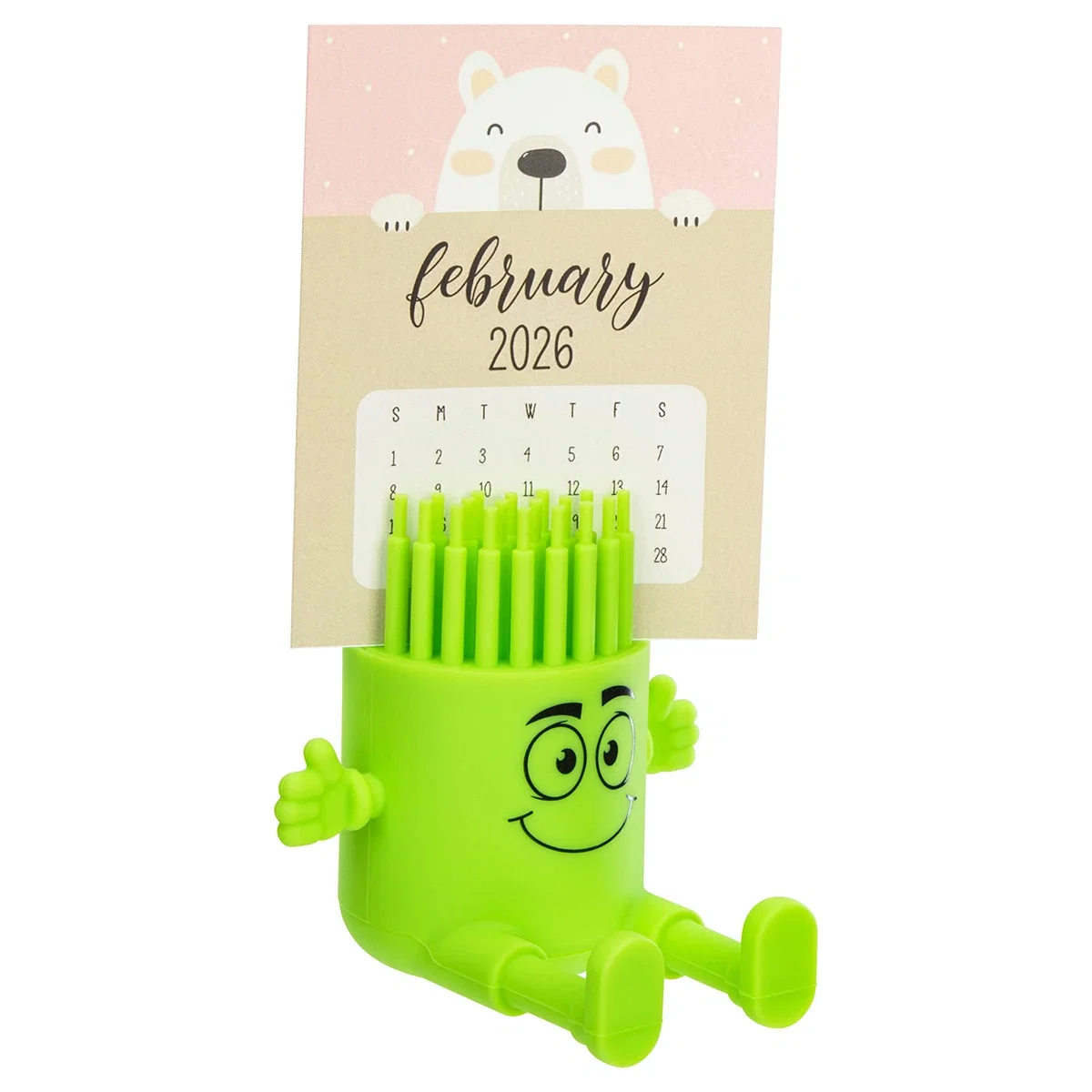 Side profile of the Bristle Buddy Flexible Phone Stand showing its bendable legs