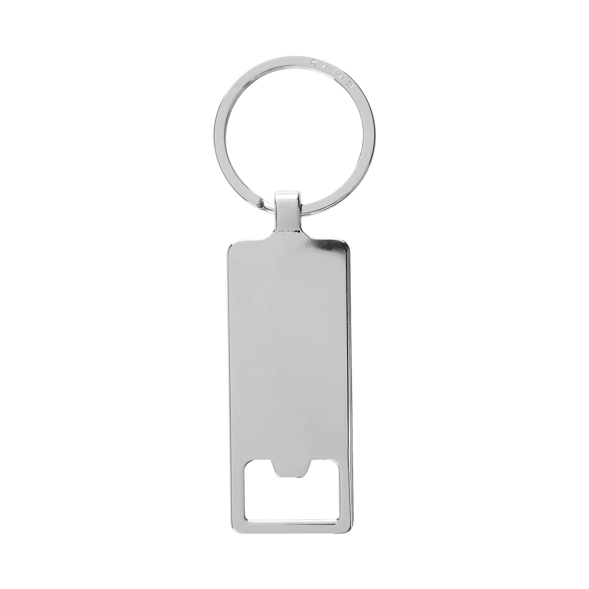 Reverse face of the tag with a blank imprint area