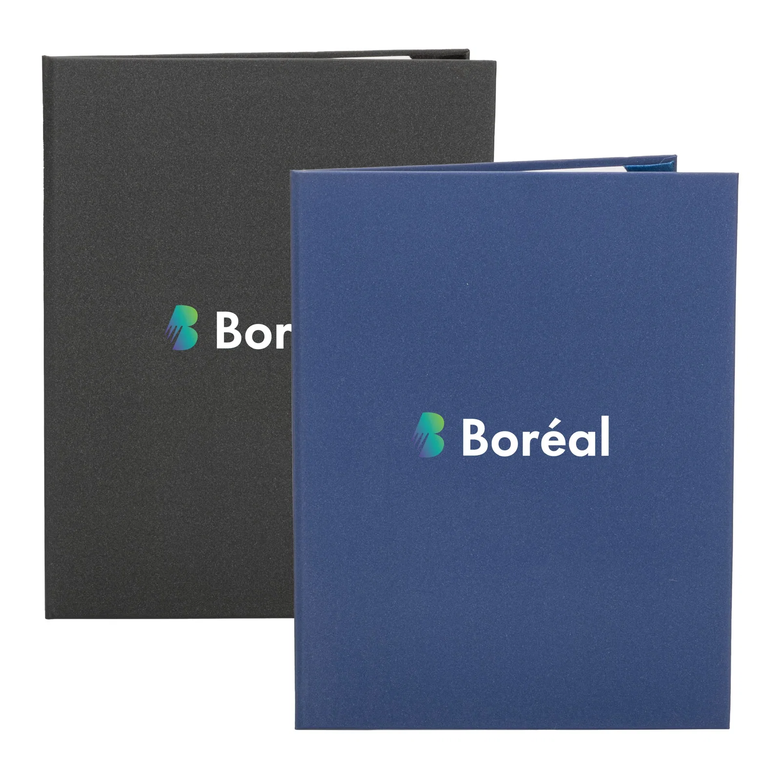 Custom Bristol Board Certificate Holder with Satin Corner Mounts for employee recognition