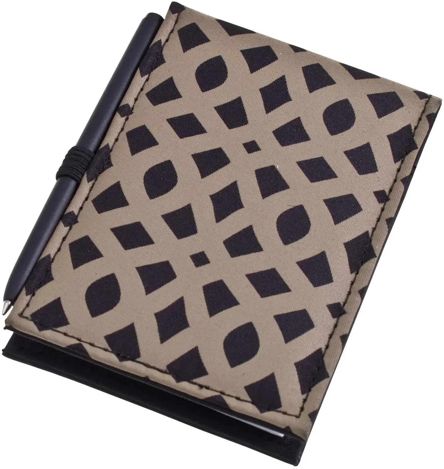 Personalized Logo Bronze Weave Notebook & Pen Set — view 4