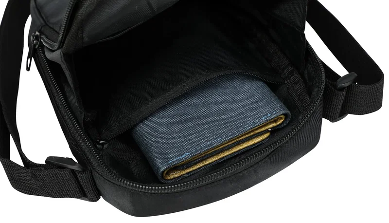 Base view of the custom Brooklyn Crossbody Shoulder Bag showing the bottom seam construction