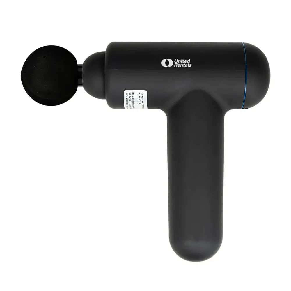 Brookstone Handled Deep Tissue Percussion Massager - Black — view 2
