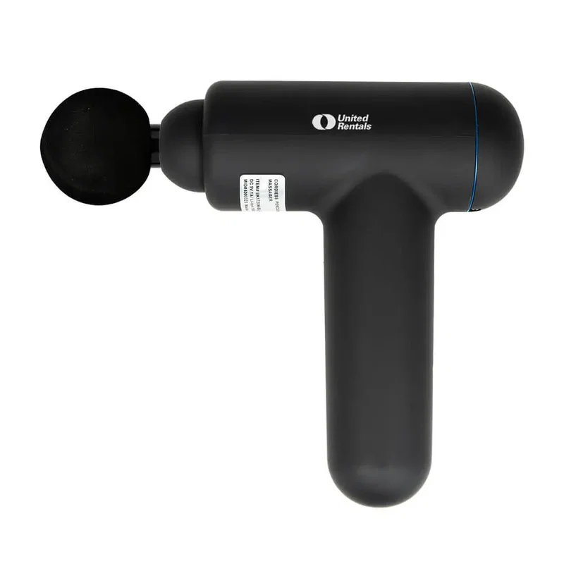 Brookstone Handled Deep Tissue Percussion Massager - Black — view 2