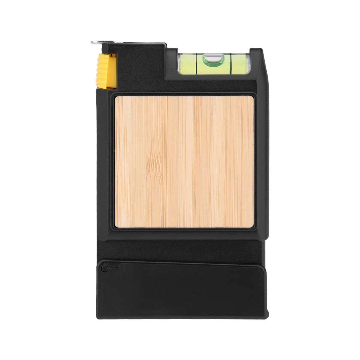 Back panel of the roughly four inch wide gadget