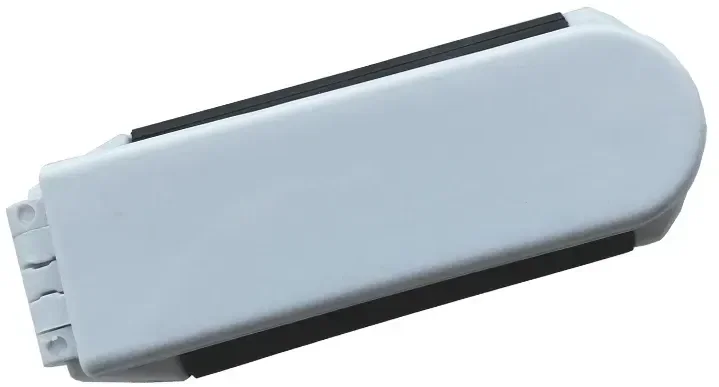 Brush Pocket Mirror. Folding travel hairbrush with built-in mirror for salon and hotel giveaways, view 2