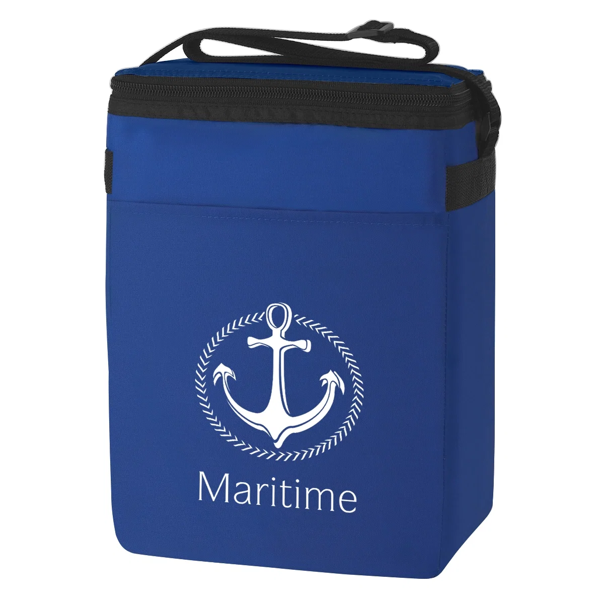Royal blue version viewed from the side