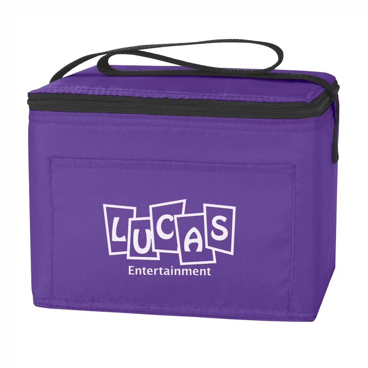 Purple version of the small drink carrier