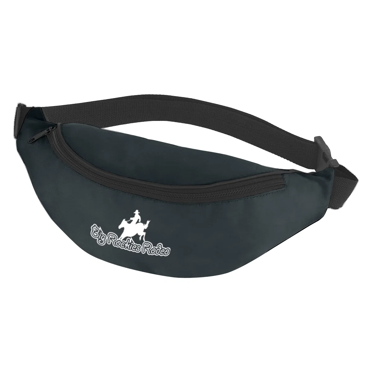 Budget fanny pack with a waist belt and zippered pocket
