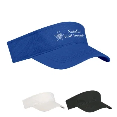 Royal blue visor angled to show the brim