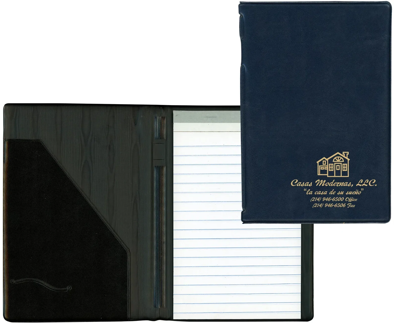 PromoPad - Junior Sized Personalized Budget Sealed-Edge Padfolio — view 3