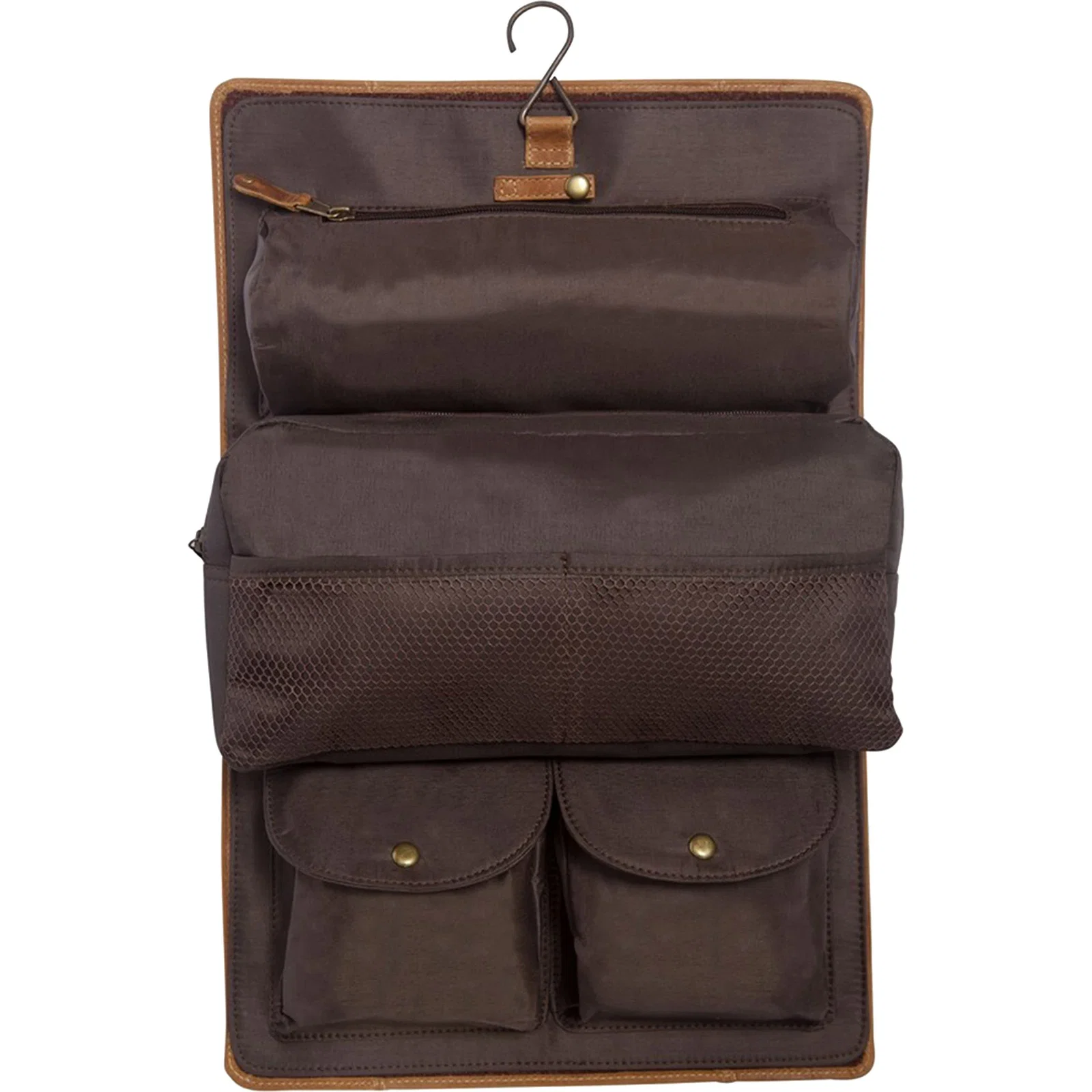 Buffalo Mountain Leather Travel Kit Bag — view 3