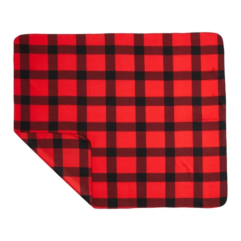 Buffalo Plaid Fleece Blanket — view 9