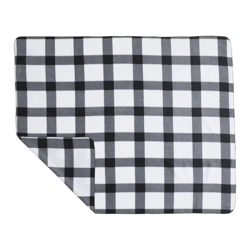 Buffalo Plaid Fleece Blanket — view 3