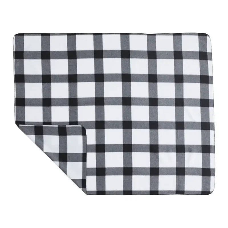 Buffalo Plaid Fleece Blanket — view 3
