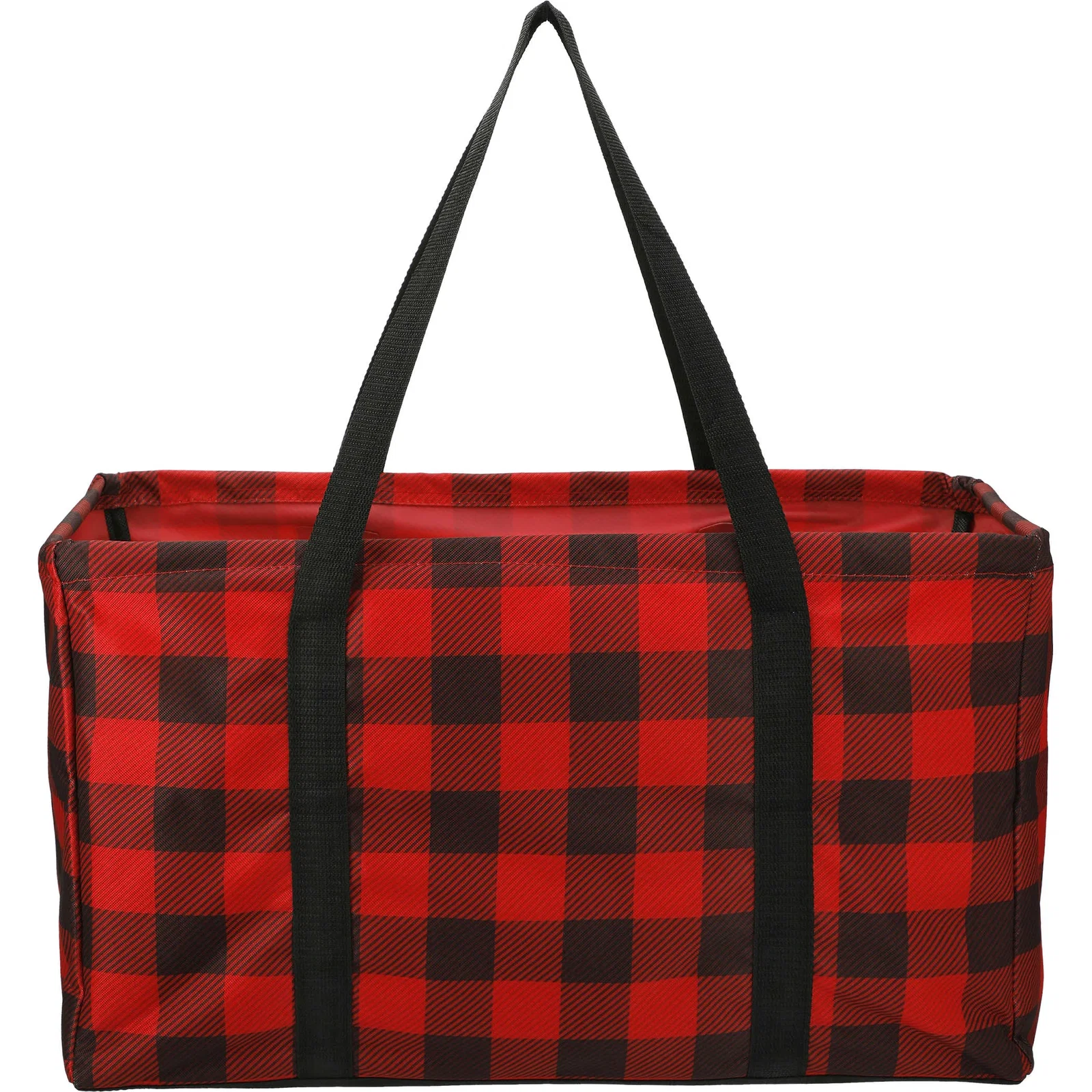 Personalized Buffalo Plaid Utility Tote — view 16