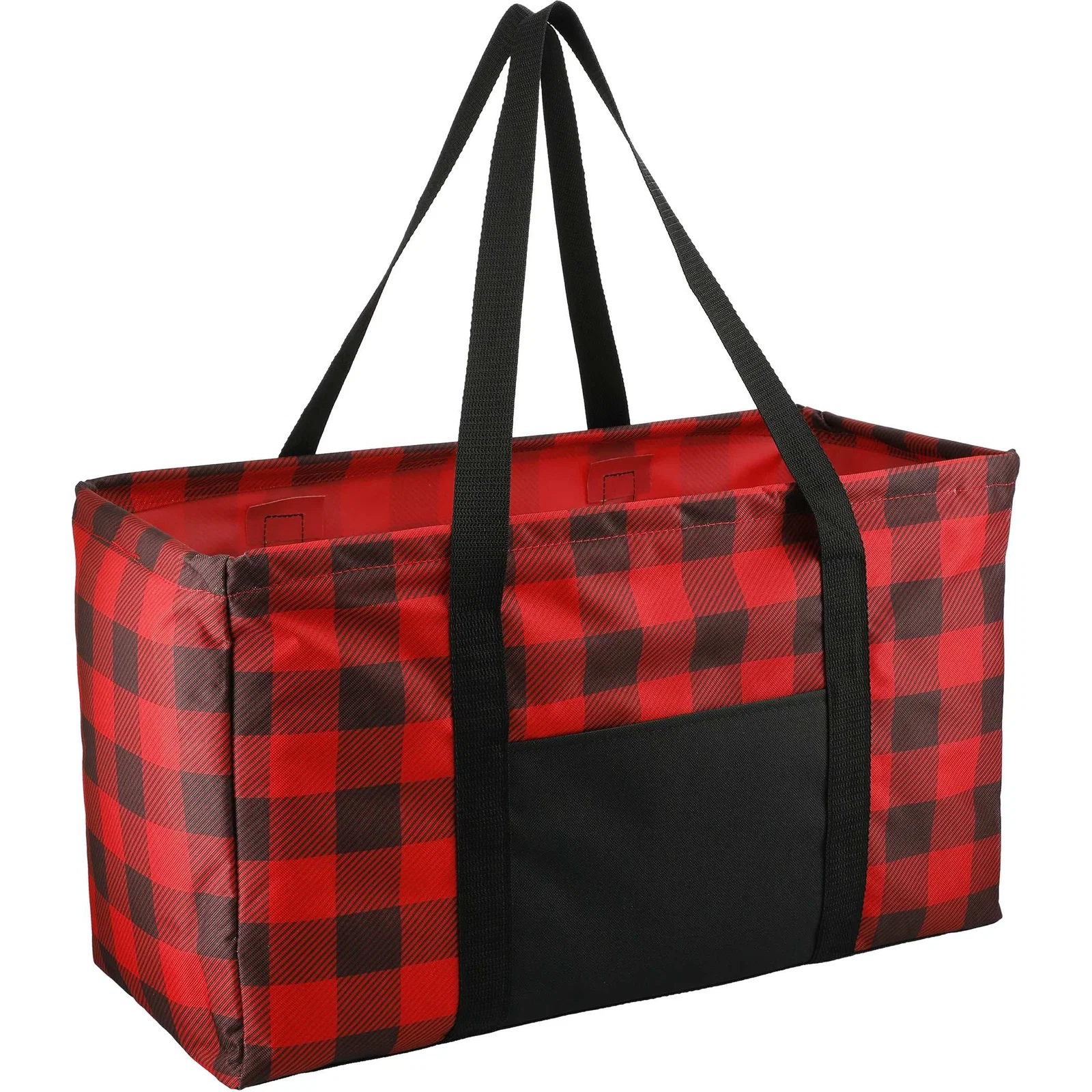 Personalized Buffalo Plaid Utility Tote — view 17
