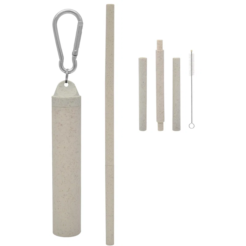 Straw sections separated to show how they connect