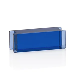 Blue Optical Crystal Add-On Block for Building Block Award