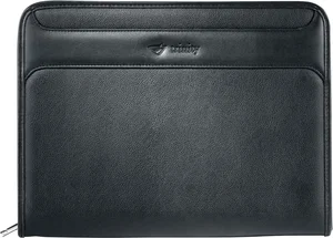 Burke Zippered Padfolio with Gusseted File Pocket