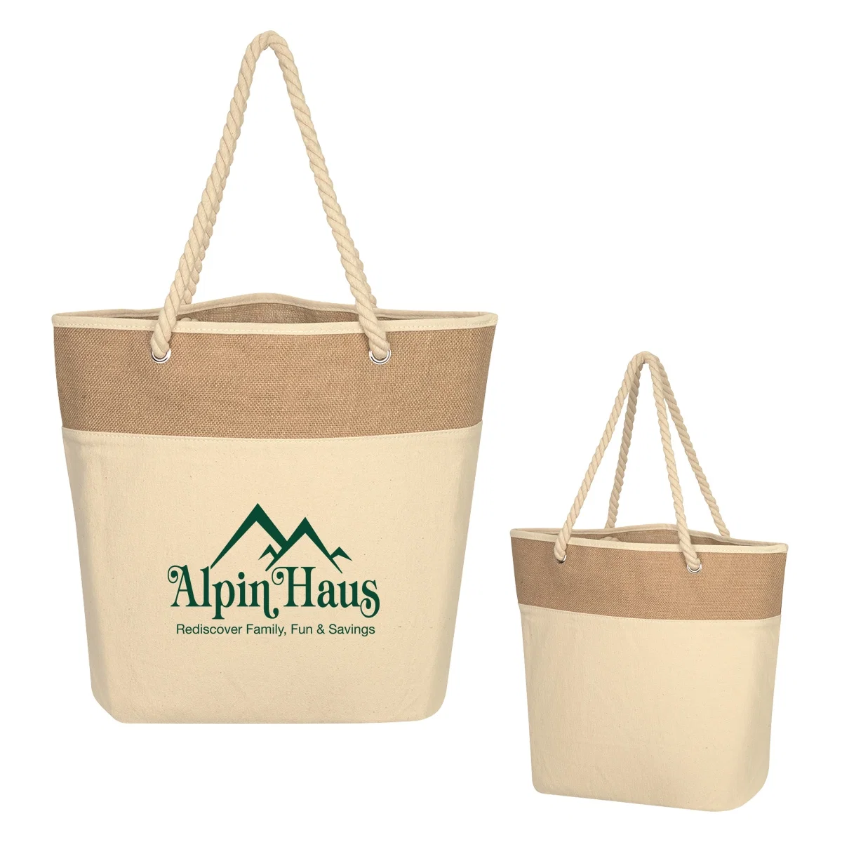 Open top of the large carry bag