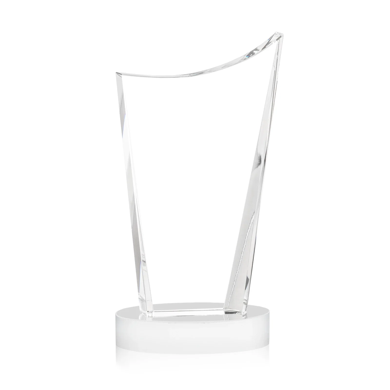 Personalized Optical Crystal Award on Alberton Base in Nine Colors, awards, with your logo for sales achievement awards