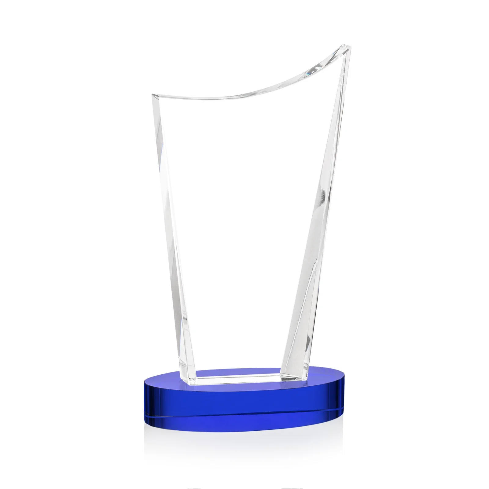 Custom Optical Crystal Award on Alberton Base in Nine Colors, awards, with your logo for team milestone celebrations