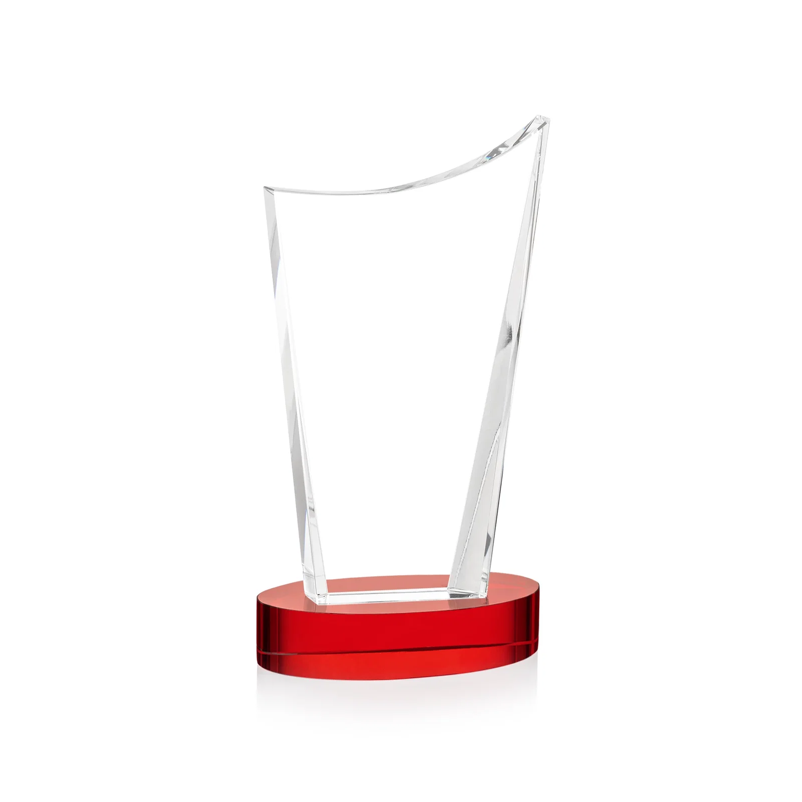 Custom Optical Crystal Award on Alberton Base in Nine Colors, awards, with your logo for graduation ceremonies