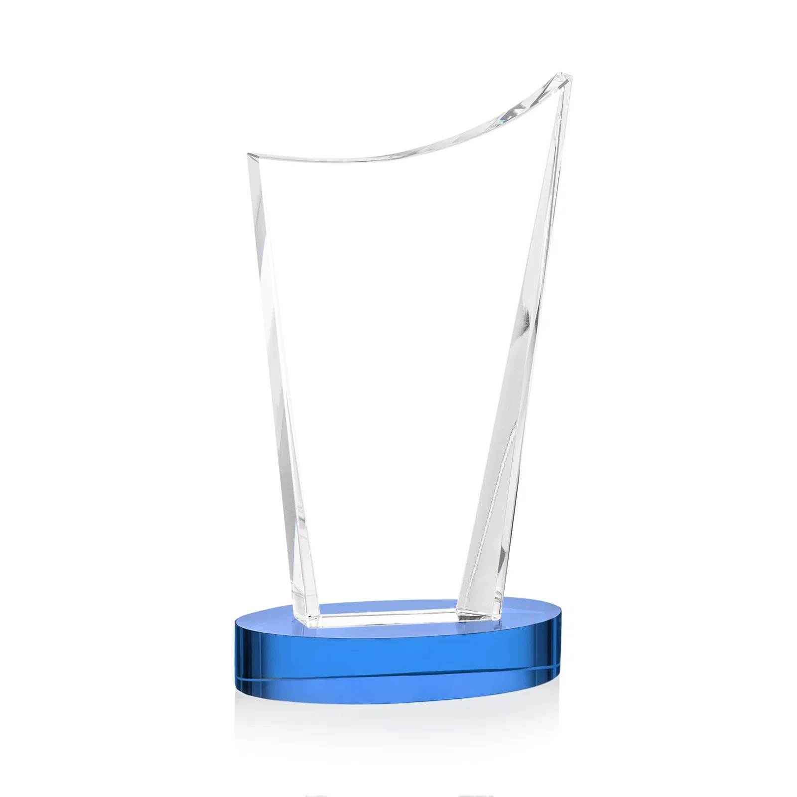 Custom Optical Crystal Award on Alberton Base in Nine Colors, awards, with your logo for company anniversary events