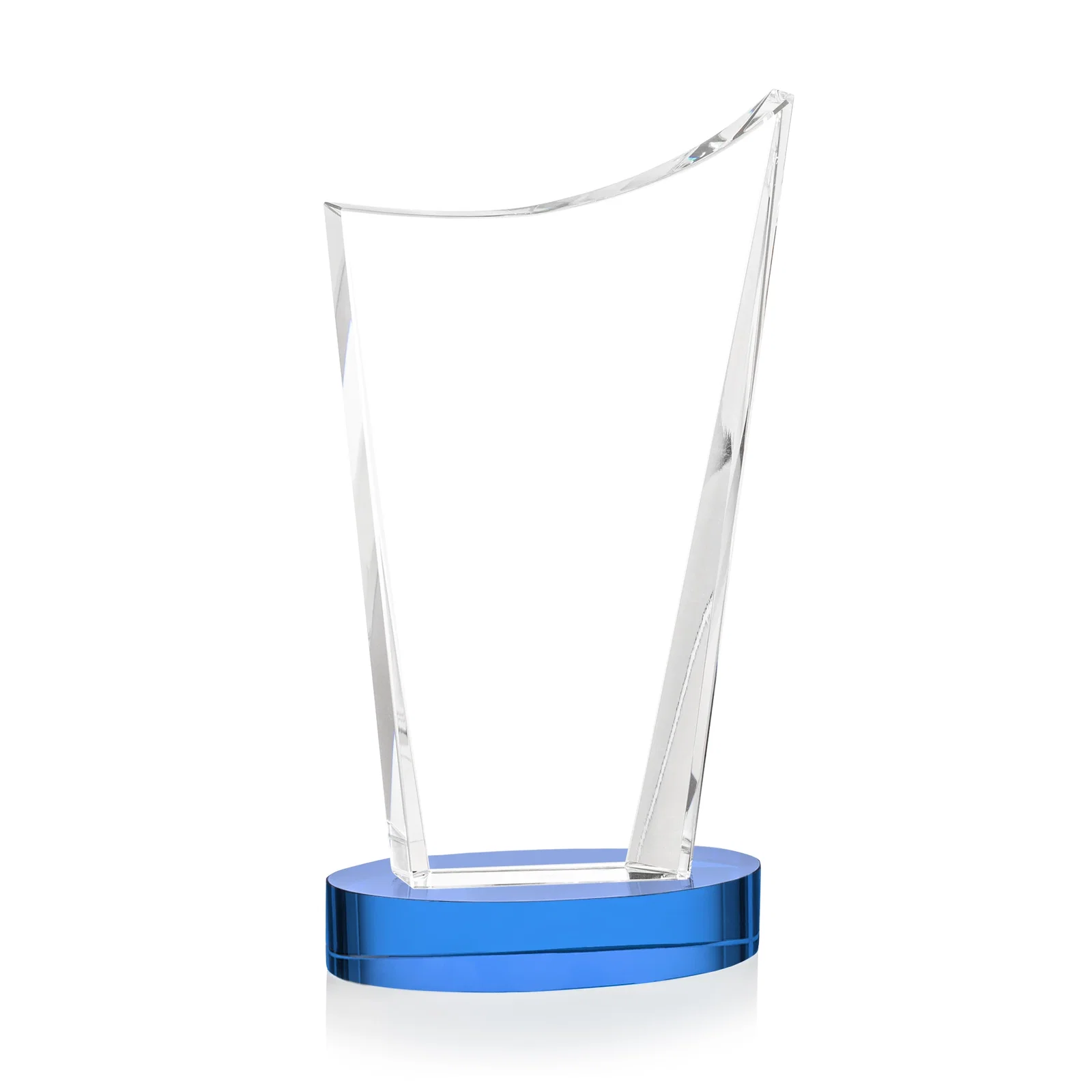 Personalized Optical Crystal Award on Alberton Base in Nine Colors, awards, with your logo for employee recognition