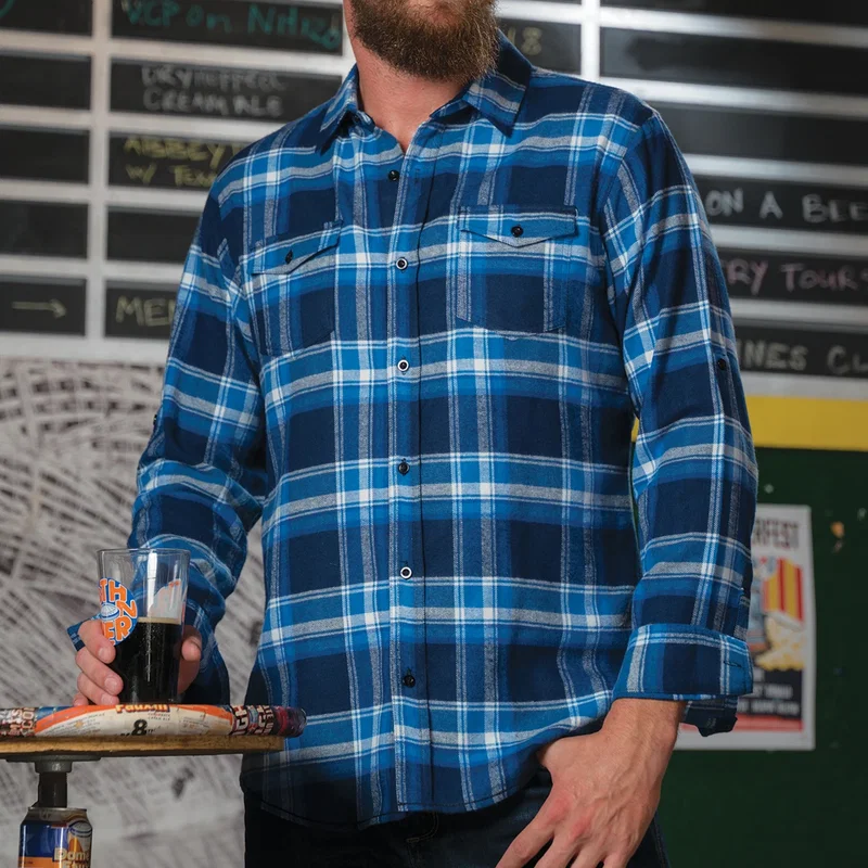 Burnside© The Legendary "Two Pocket" Men's Plaid Flannel — view 6