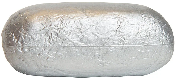 Baked Potato / Burrito in Foil Stress Reliever — view 3