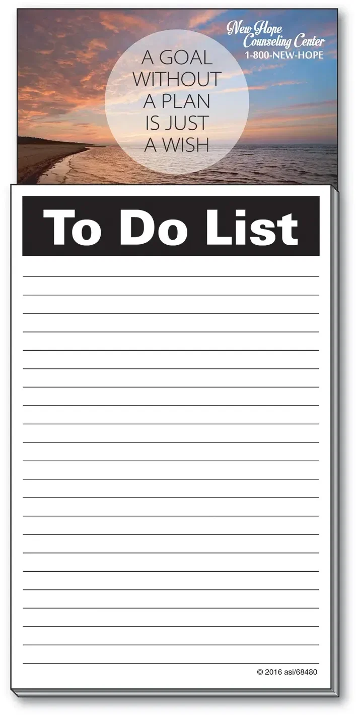 Custom Magnet Note Pad — view 2