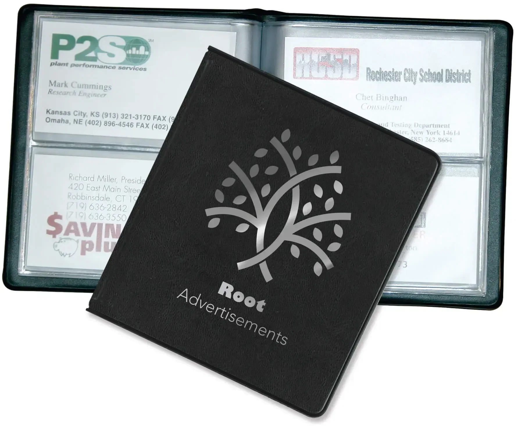Personalized Business Card Holder - 48 cards — view 2