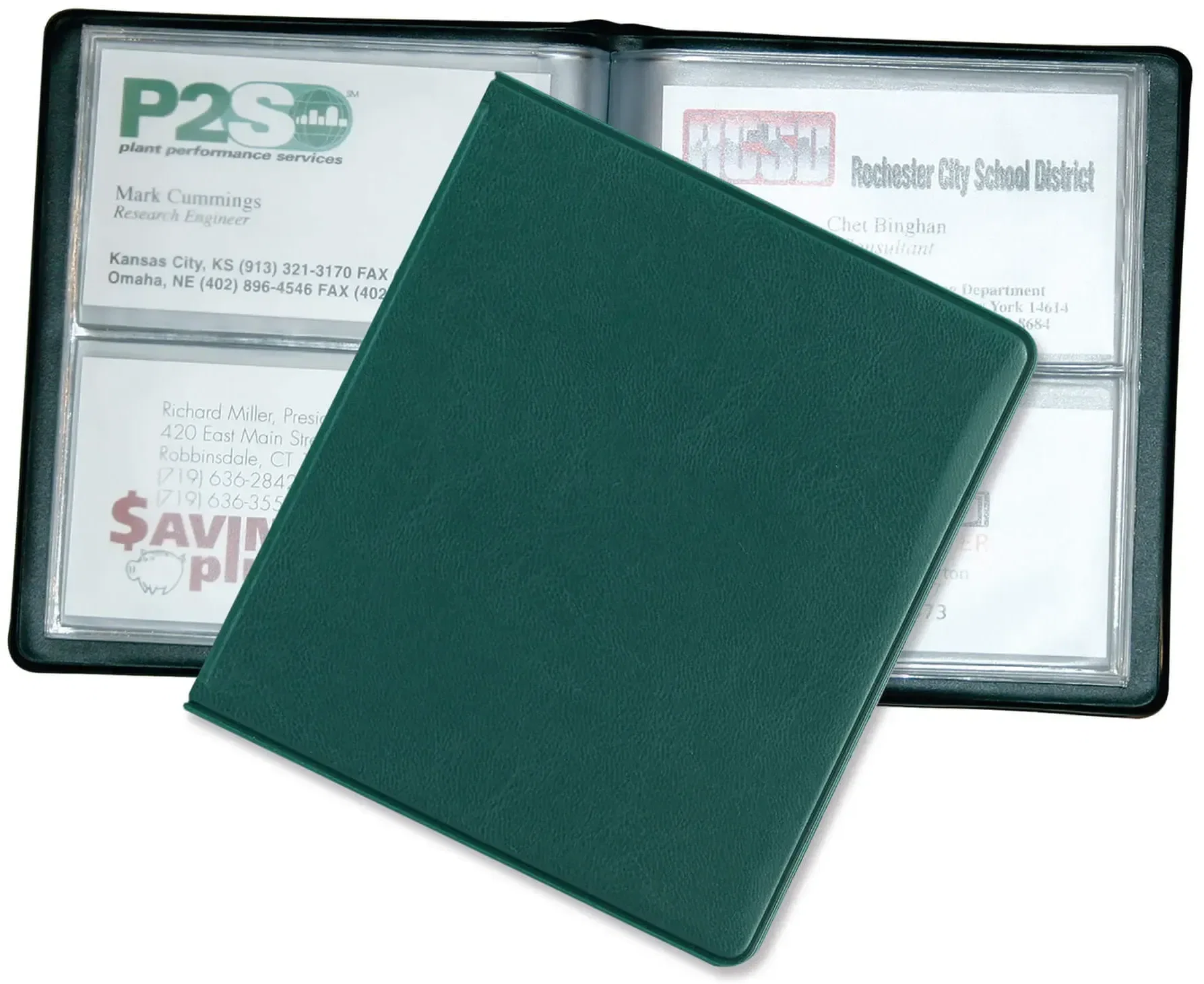 Personalized Business Card Holder - 48 cards — view 3