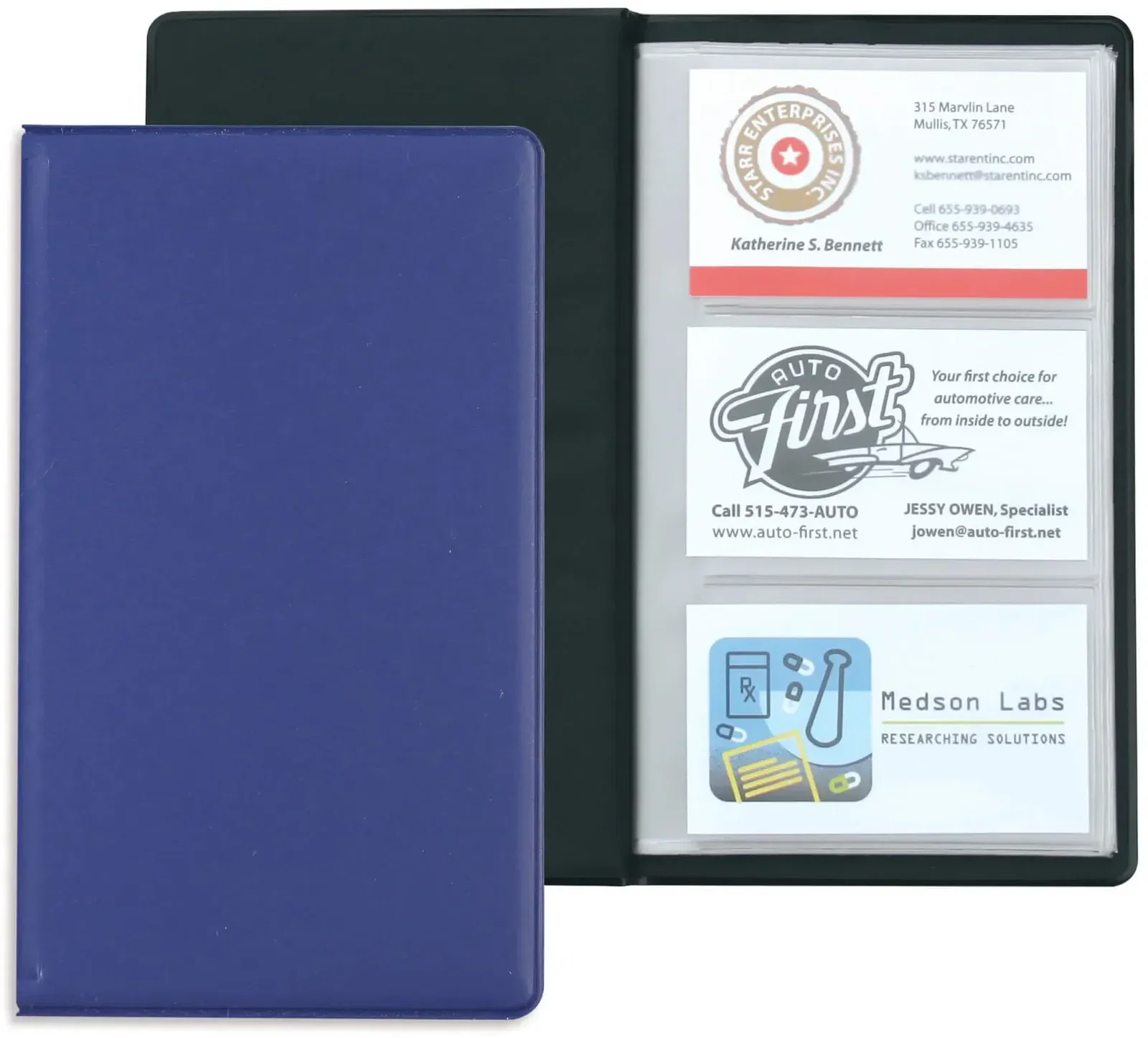 Branded Business Card Holder - 72 cards. — view 4