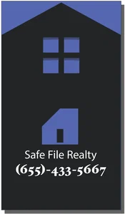 Custom Business Card Magnet 30 mil