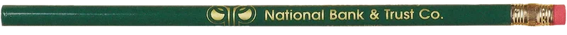 Custom Write Pencil (24 HR Rush Available) - Natural Wood, #2 Graphite — view 3