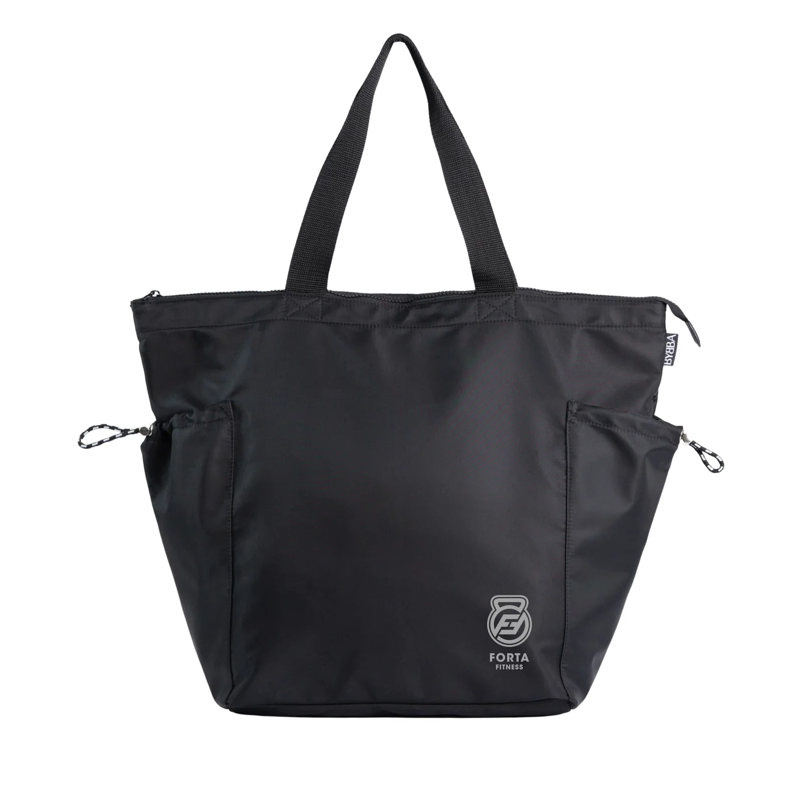 Edge-on look at the ripple tote bag from one side