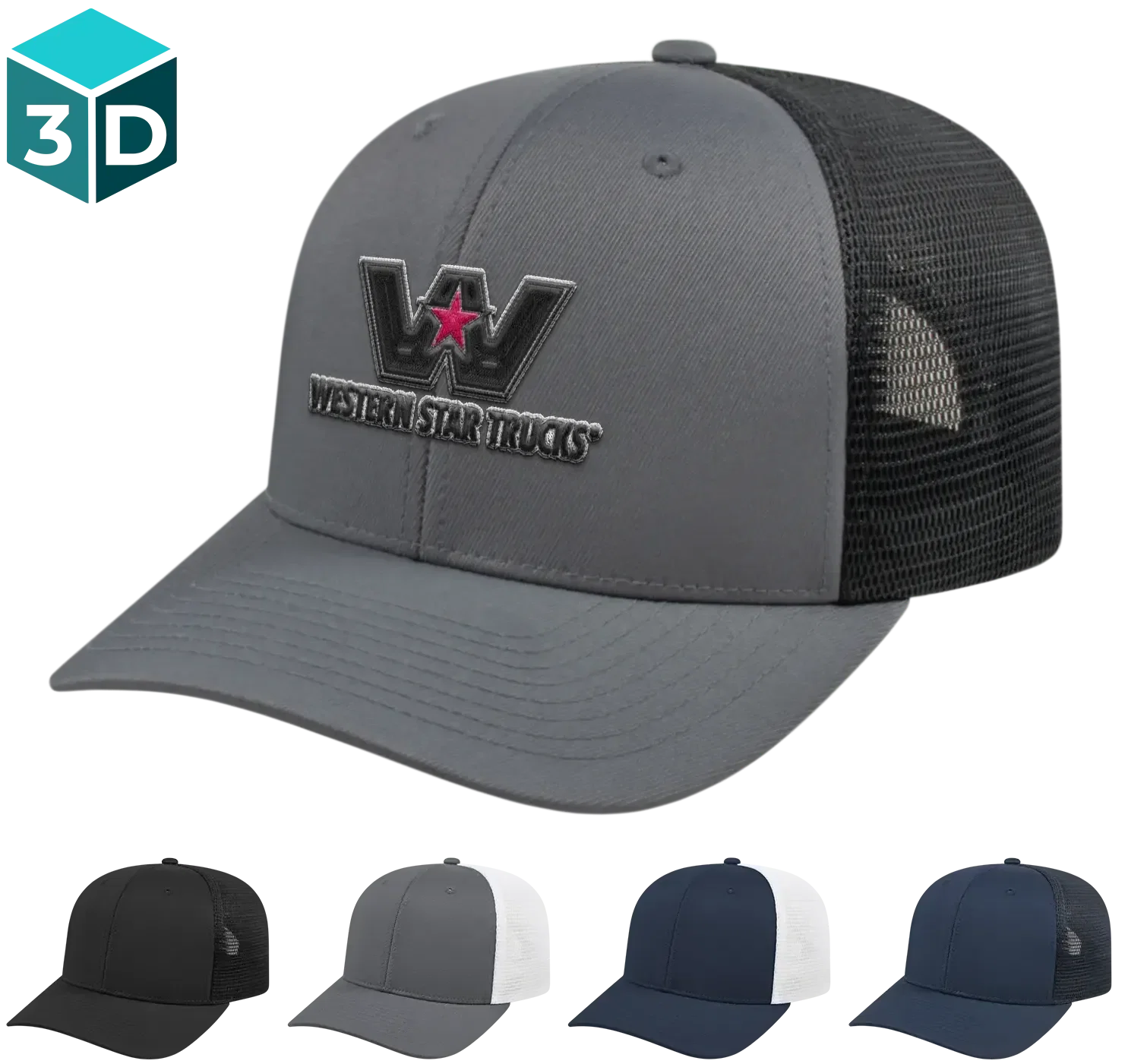 C A Flexfit 110® Trucker Mesh Back Cap — view 11