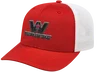 C A Flexfit 110® Trucker Mesh Back Cap in Red