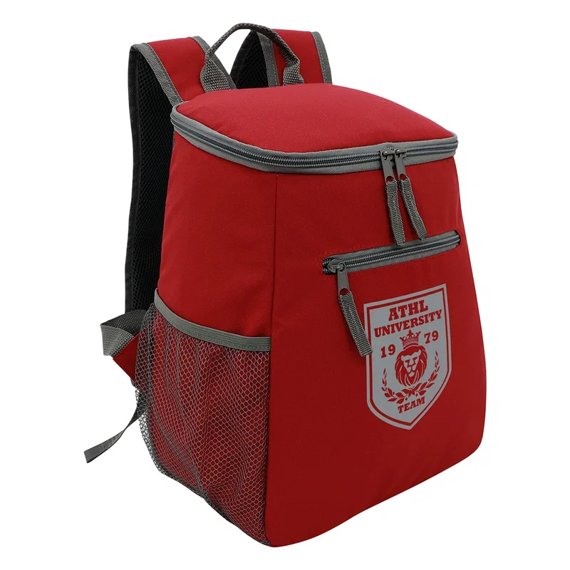 Side profile of the Cabana 20-Can Polyester Cooler Backpack