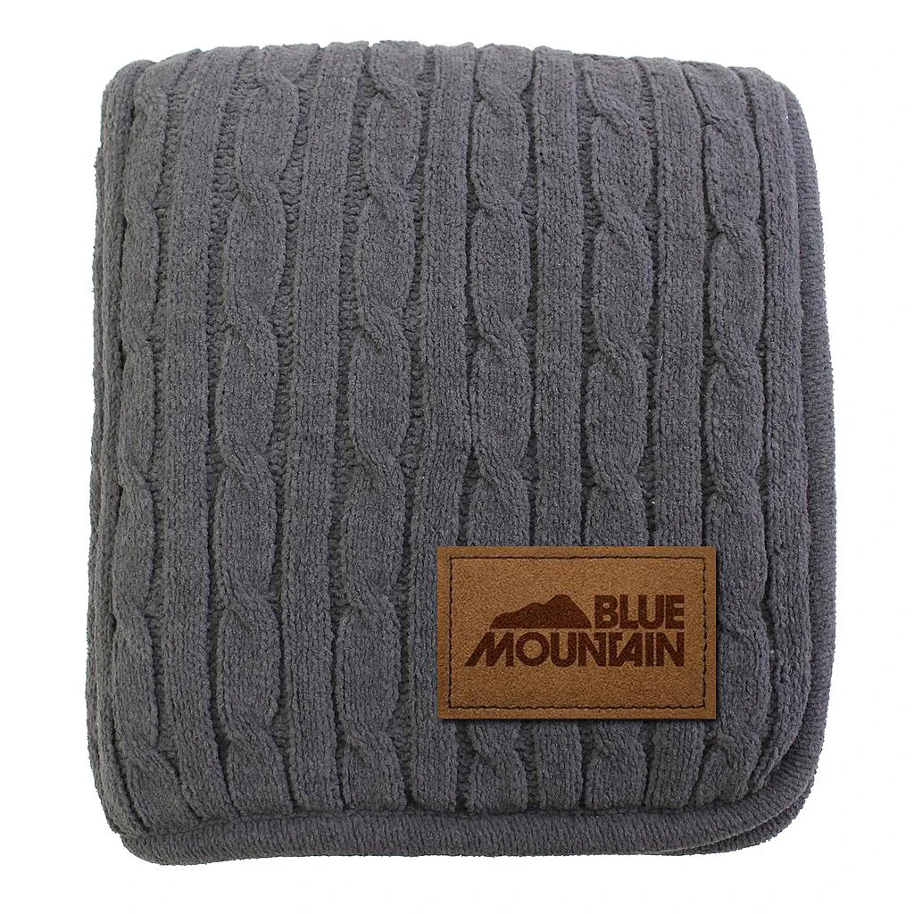Logo Cable Knit — Gray — view 3