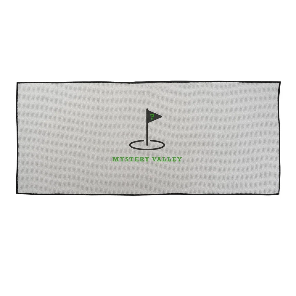 Caddy Waffle Weave Golf Towel — Gray — view 2