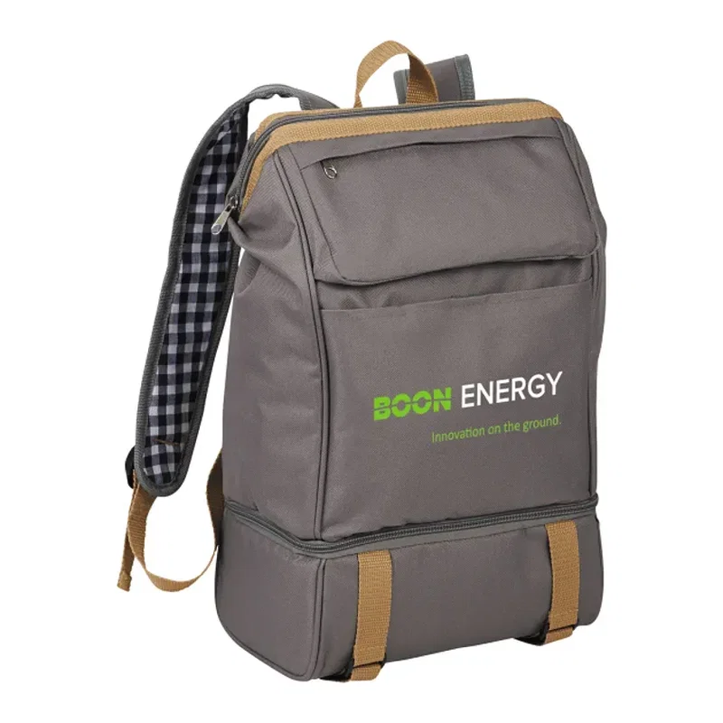 Custom Picnic Backpack Set for Two (11 Piece) — view 10