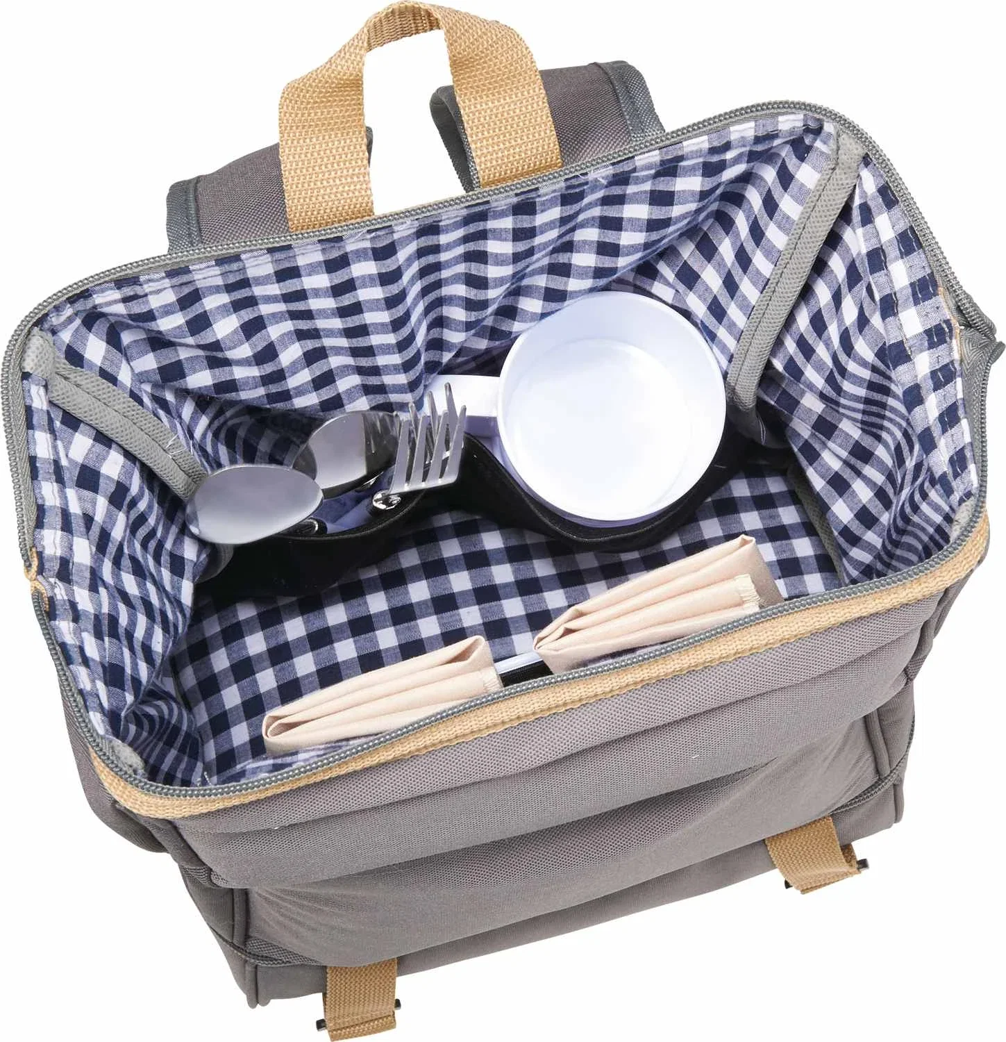 Custom Picnic Backpack Set for Two (11 Piece) — view 15