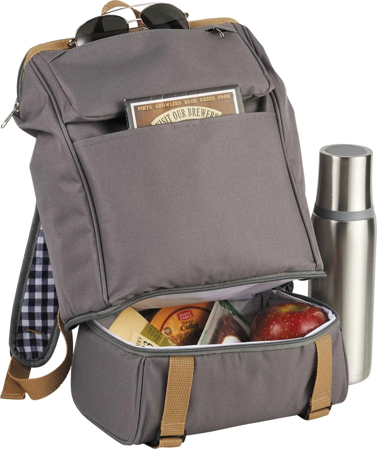 Custom Picnic Backpack Set for Two (11 Piece) — view 16