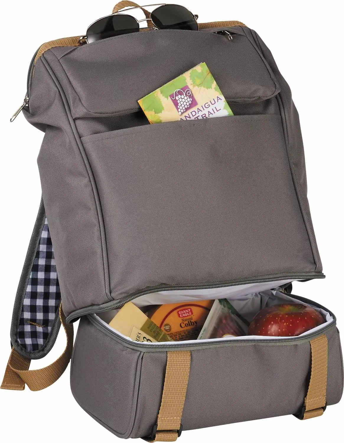 Custom Picnic Backpack Set for Two (11 Piece) — view 18