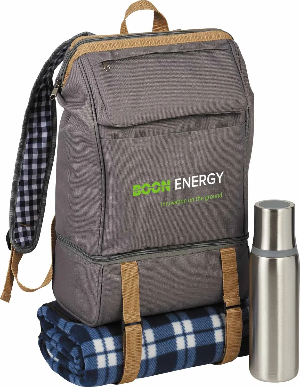 Custom Picnic Backpack Set for Two (11 Piece) — view 22